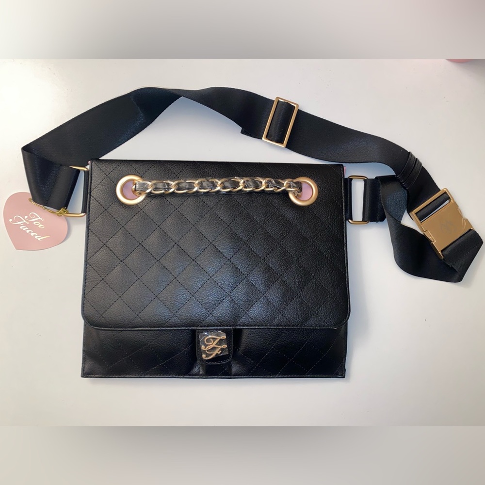 Too Faced Makeup Brush Belt Black Pink
